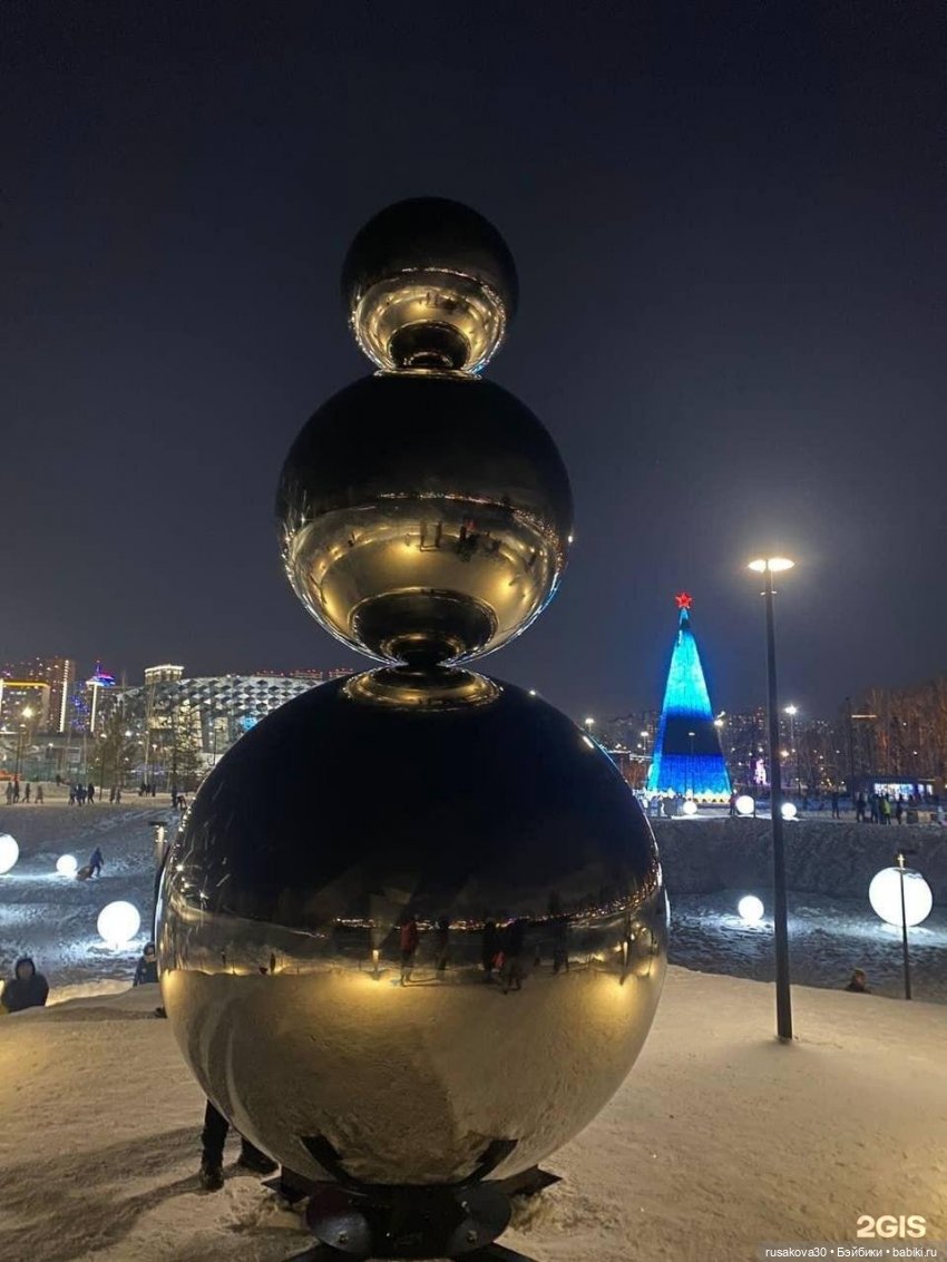 Новосибирск ,парк Арена, фестиваль снежных баб