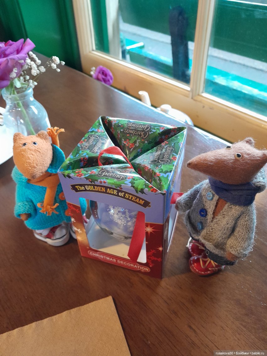 Людвиг и Нильс на выставке