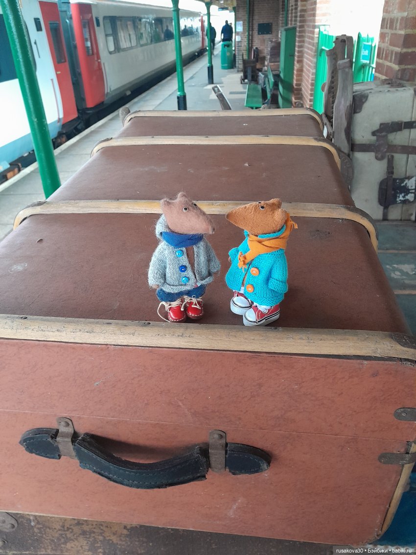 Людвиг и Нильс на выставке