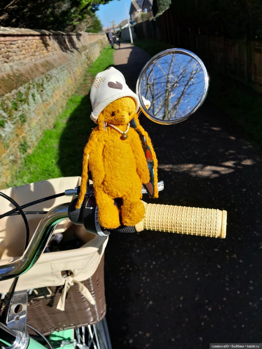 Заюшка Сашенька и весна — Авторские мишки Тедди и друзья: фото (фото 4)