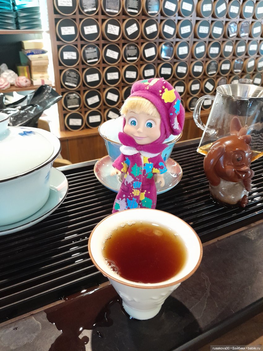 Машка художник и чайная церемония