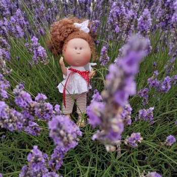 Мийка и лаванда.