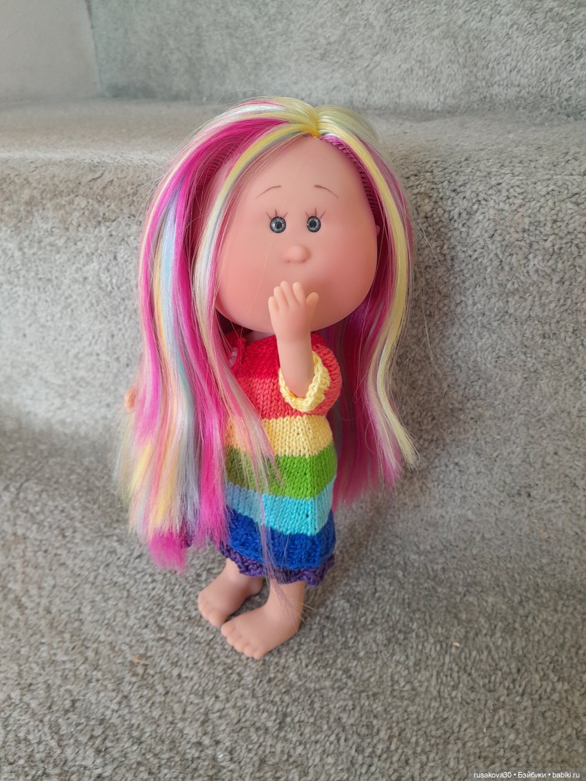 А вот и Радуга приехала — Куклы Nines d'Onil (Нинес): Миа (Mia) (фото 10)