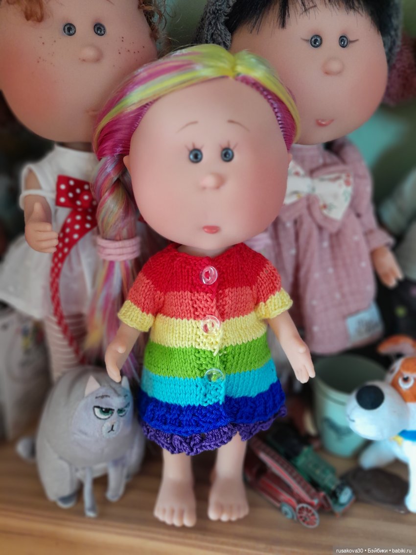 А вот и Радуга приехала — Куклы Nines d'Onil (Нинес): Миа (Mia)