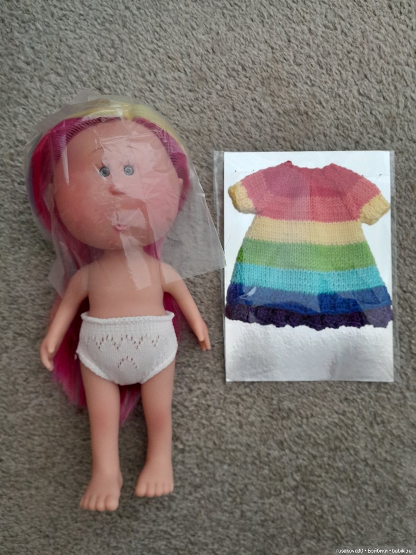 А вот и Радуга приехала — Куклы Nines d'Onil (Нинес): Миа (Mia) (фото 2)