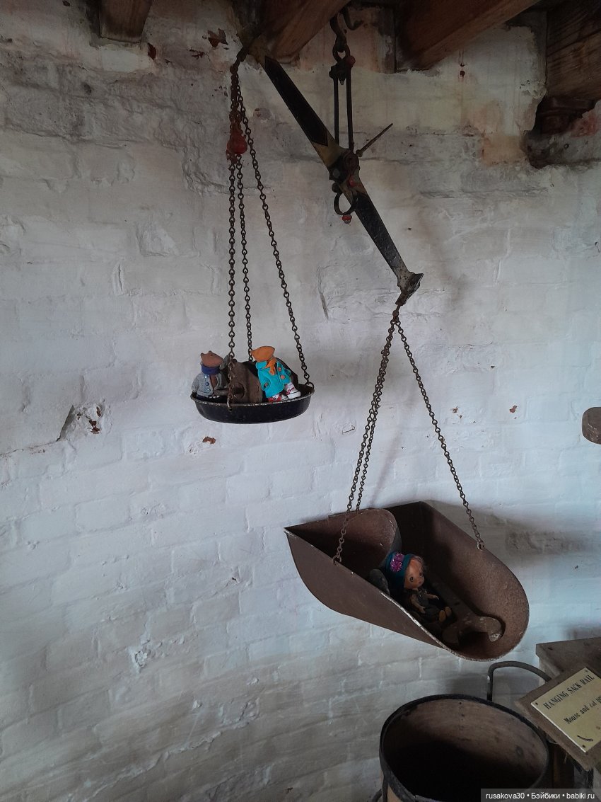 Баська и лисята на мельнице-музее Грейт-Бирчем