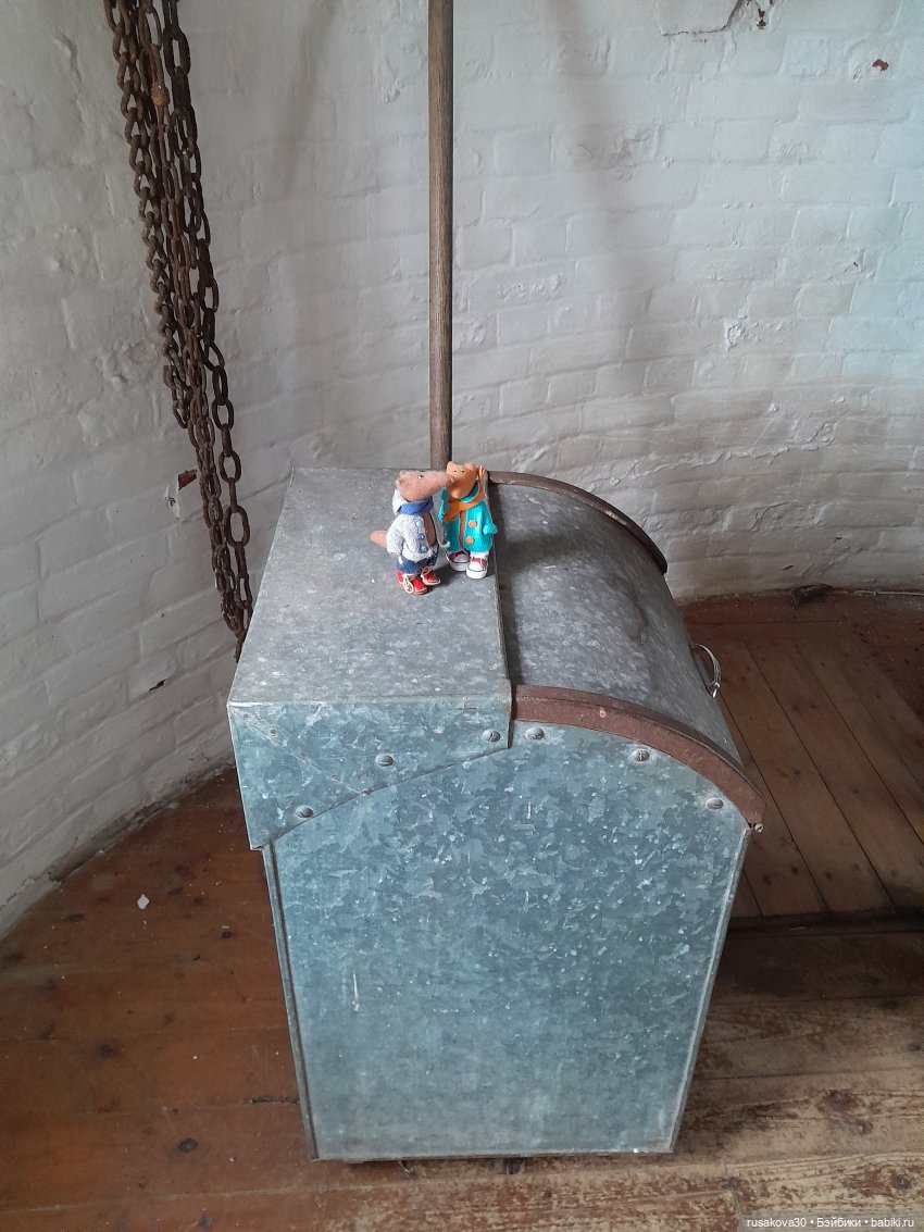 Баська и лисята на мельнице-музее Грейт-Бирчем