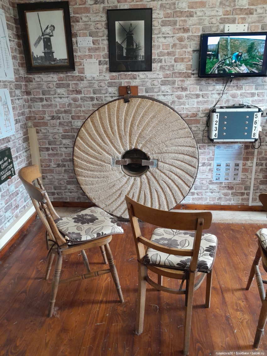 Баська и лисята на мельнице-музее Грейт-Бирчем