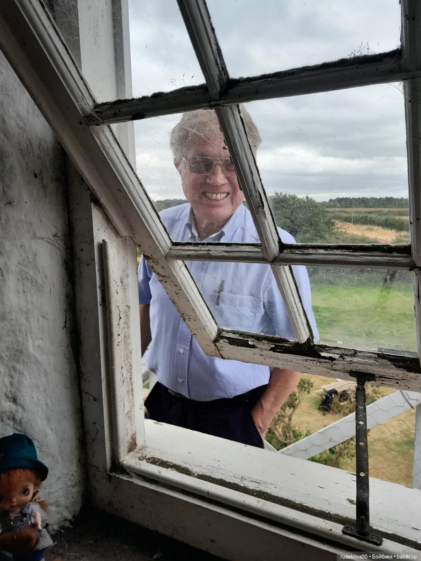 Баська и лисята на мельнице-музее Грейт-Бирчем (фото 8)