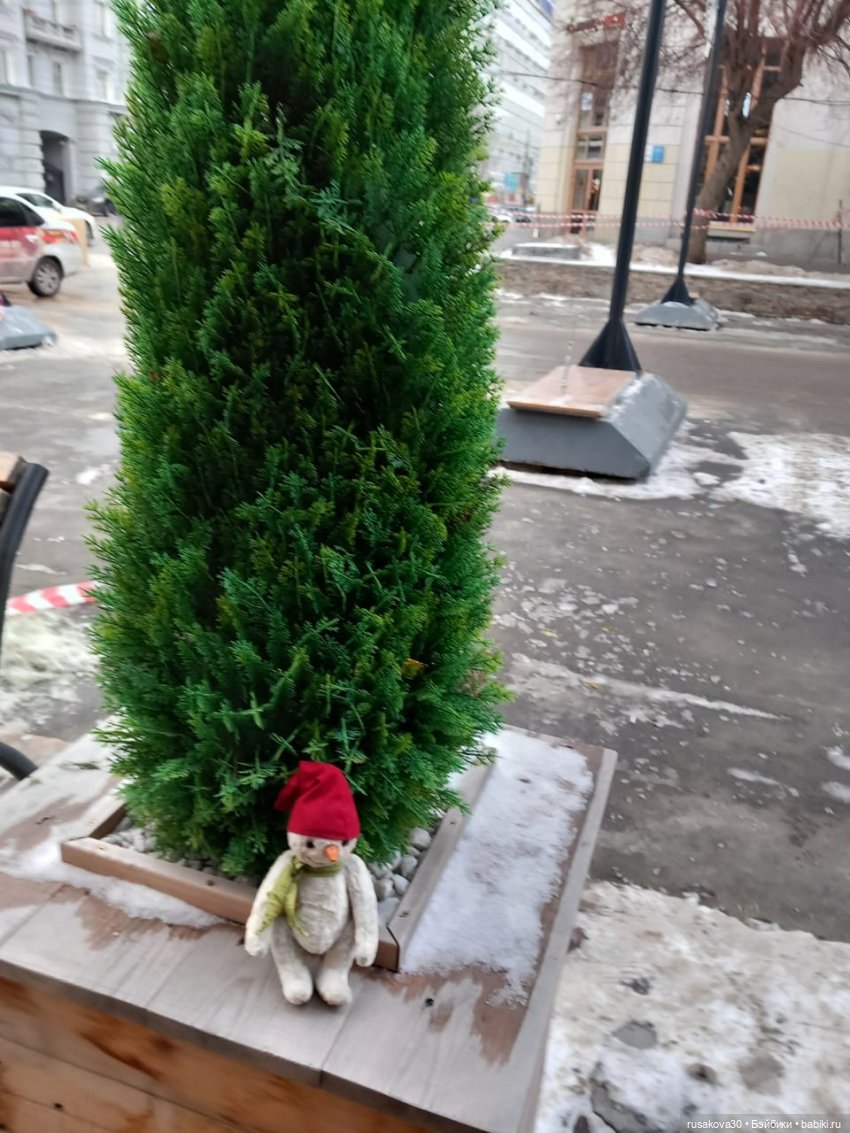 Кофейные котики и Снеговичок