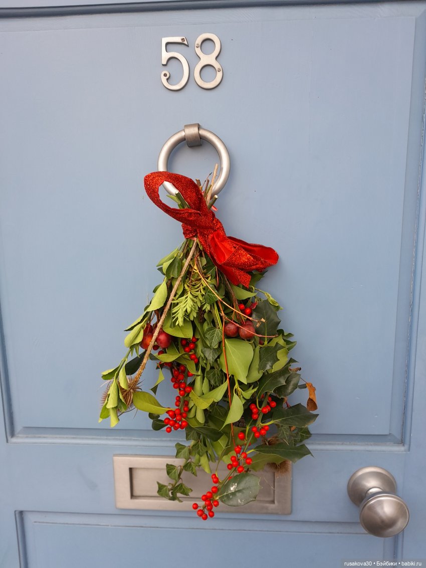 Рождественский венок — Авторские мишки Тедди и друзья: фото (фото 9)