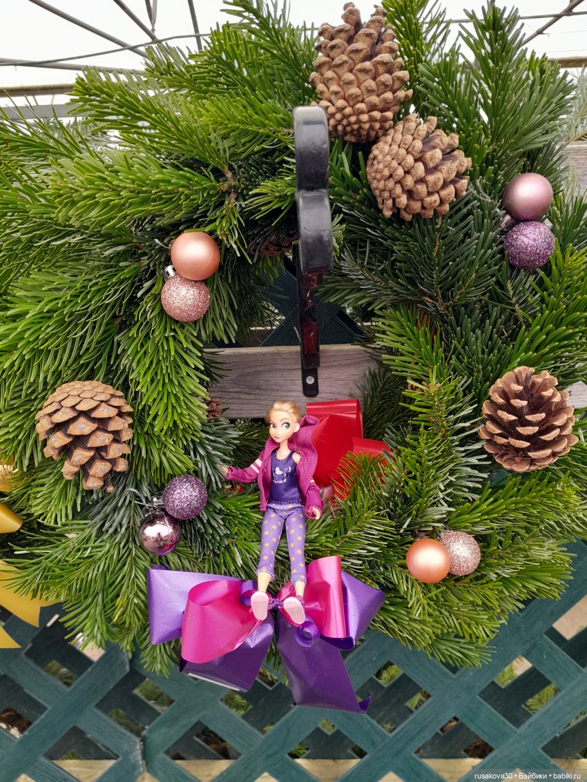 Рождественский венок — Авторские мишки Тедди и друзья: фото