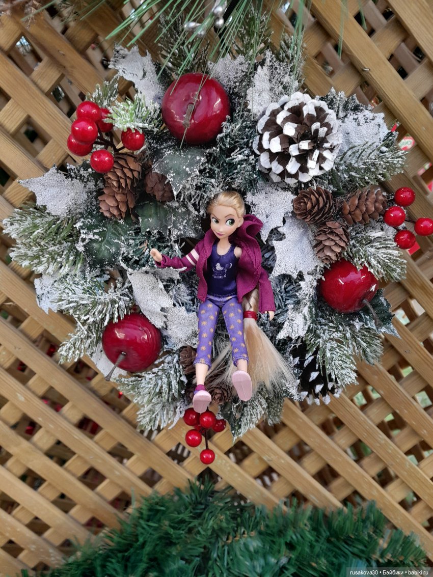 Рождественский венок — Авторские мишки Тедди и друзья: фото