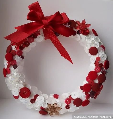 Рождественский венок — Авторские мишки Тедди и друзья: фото