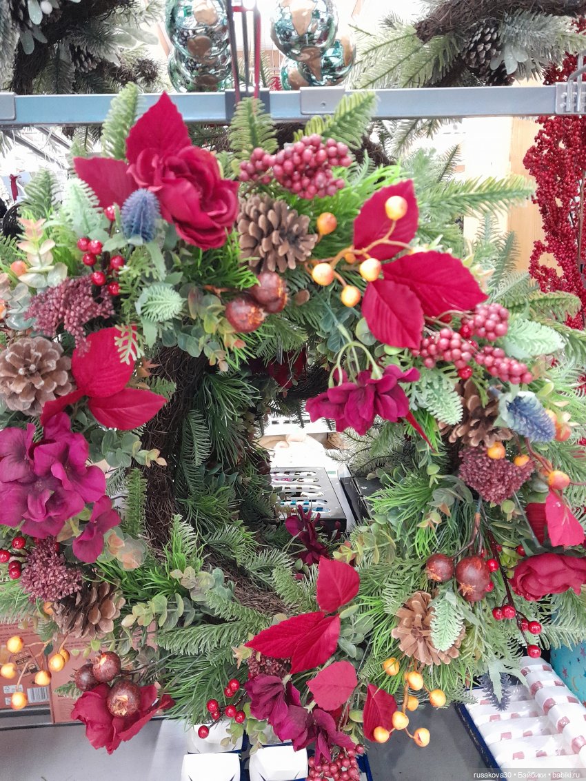 Рождественский венок — Авторские мишки Тедди и друзья: фото