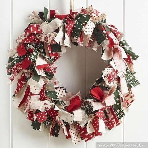 Рождественский венок — Авторские мишки Тедди и друзья: фото