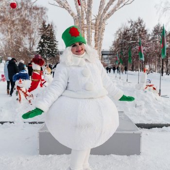 День рождения Снежной бабы