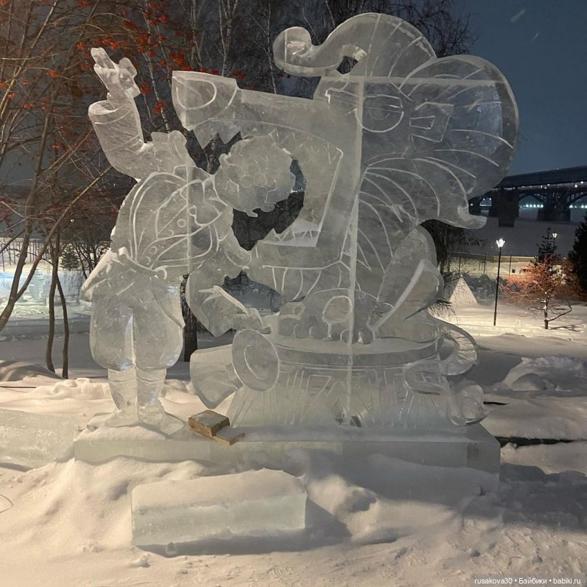 День рождения Снежной бабы