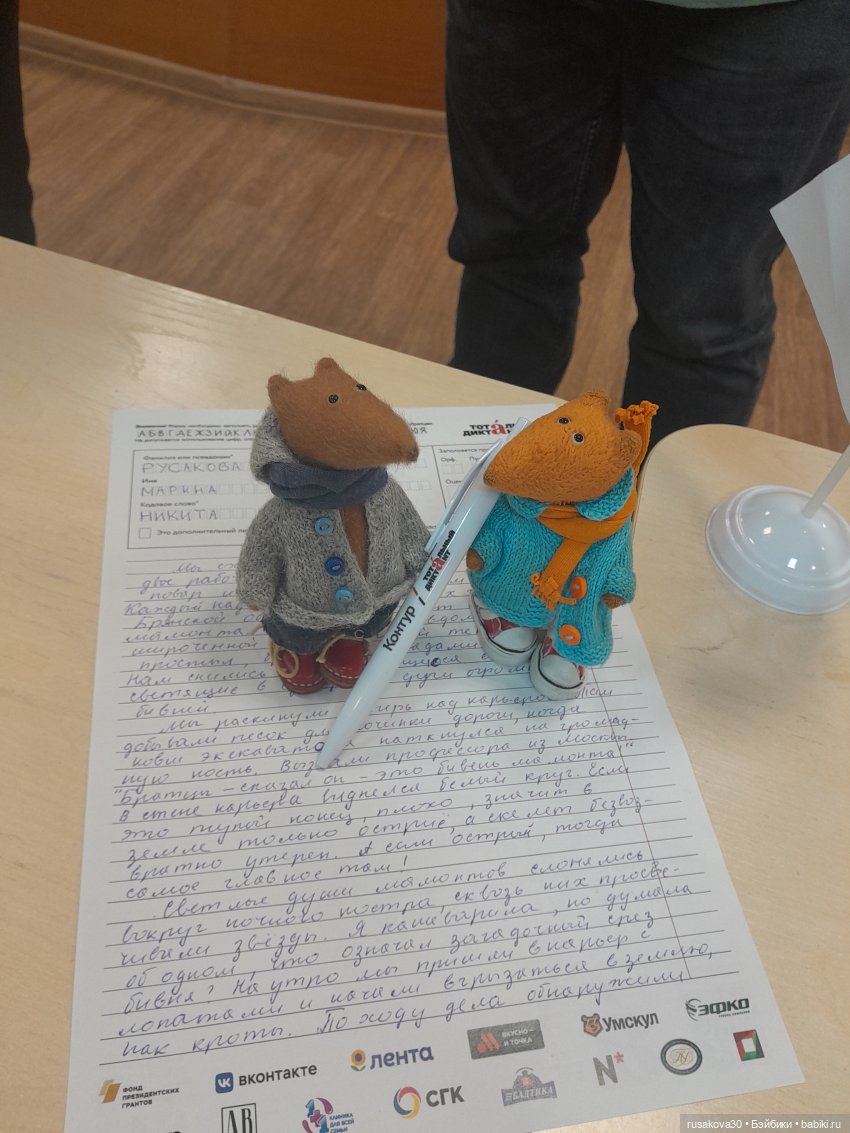 А вы писали тотальный диктант