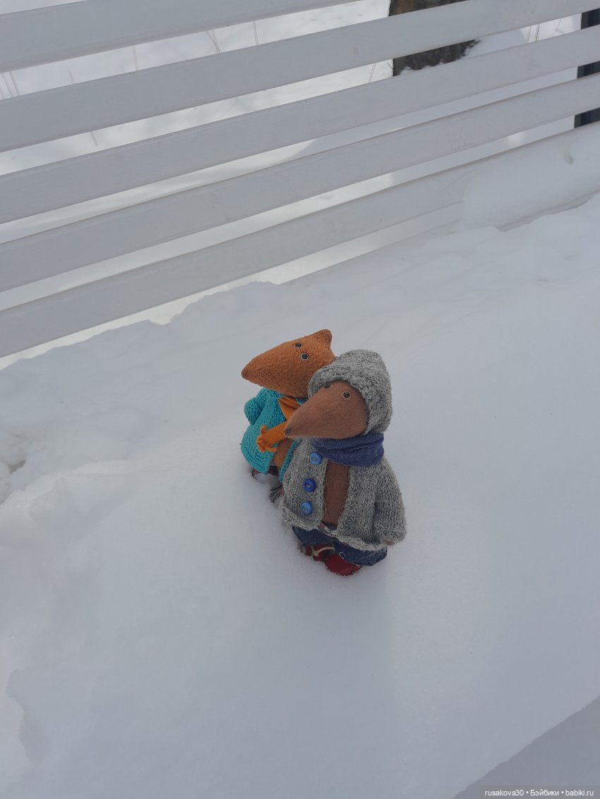Зима вернулась — Авторские мишки Тедди и друзья: фото (фото 7)