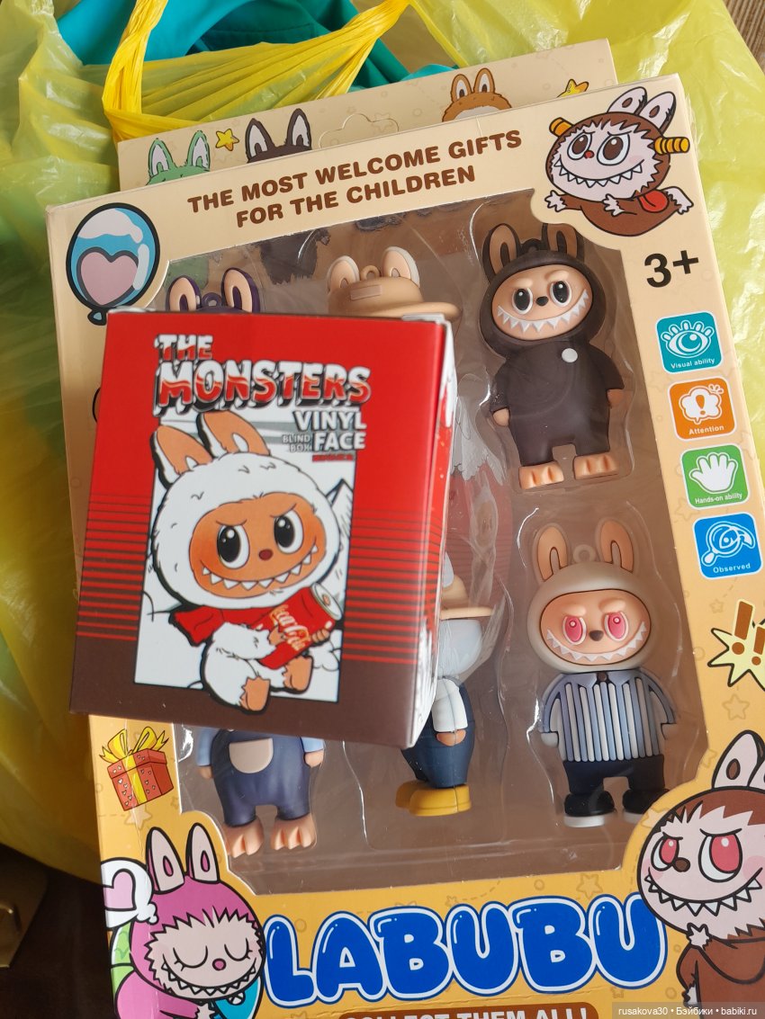 Малышки лабубу — Игрушки Labubu (Лабубу) и The Monsters: Pop Mart (фото 10)