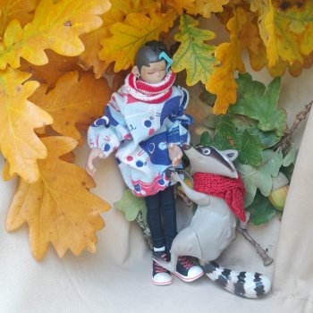 Руби и Енотик.