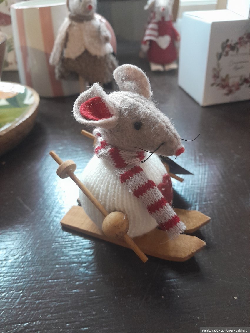 Мышкино кафе — Валяные игрушки из шерсти: сухое валяние