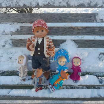 Второй снежный зимний день.