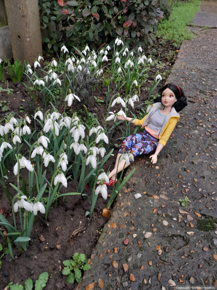 Прогулки со Снежкой — Куклы Disney Animators и Принцессы Диснея: Disney Store (фото 3)