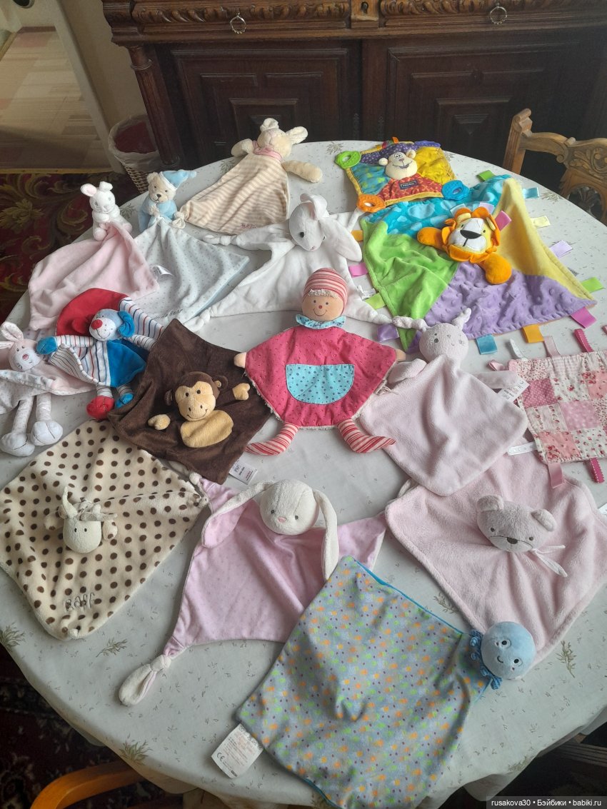 Игрушки-комфортеры для самых маленьких