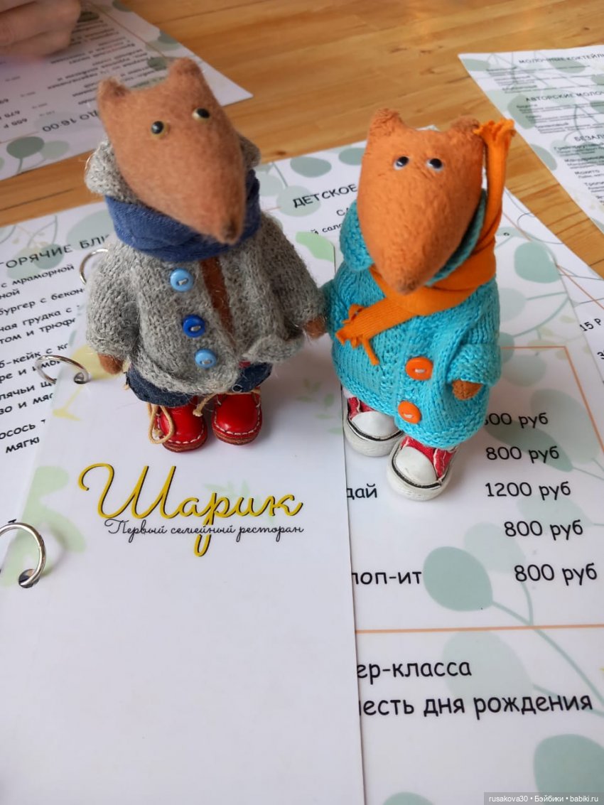 Людвиг и Нильс в кафе "Шарик"