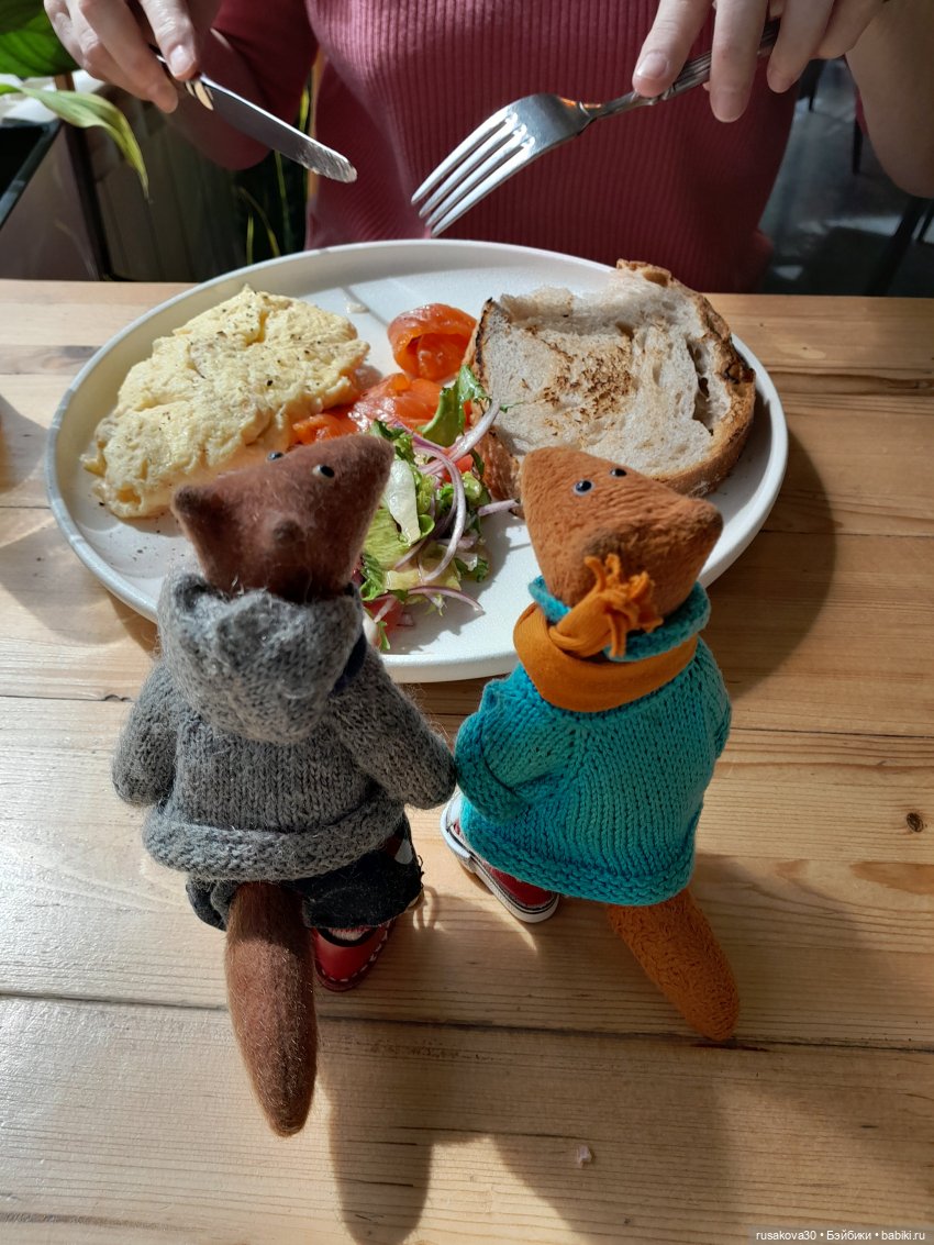 Людвиг и Нильс в кафе "Шарик"