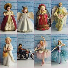 Ёлочные игрушки/фигурки Мадам Александр, Барби