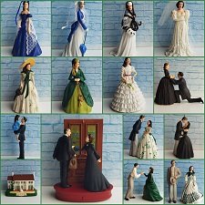 Ёлочные игрушки/фигурки "Унесённые Ветром" Hallmark Gone With the Wind, лот