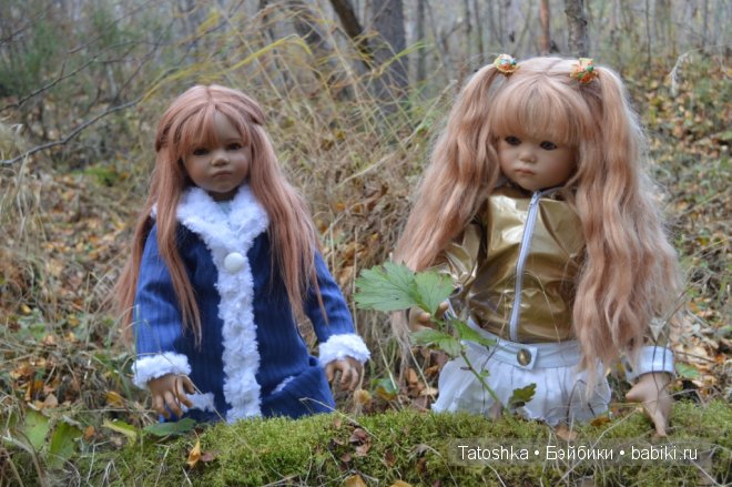 Прогулка по осеннему лесу. Куклы Annette Himstedt (фото 2)