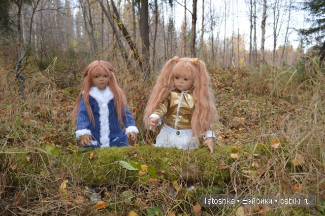 Прогулка по осеннему лесу. Куклы Annette Himstedt (фото 3)