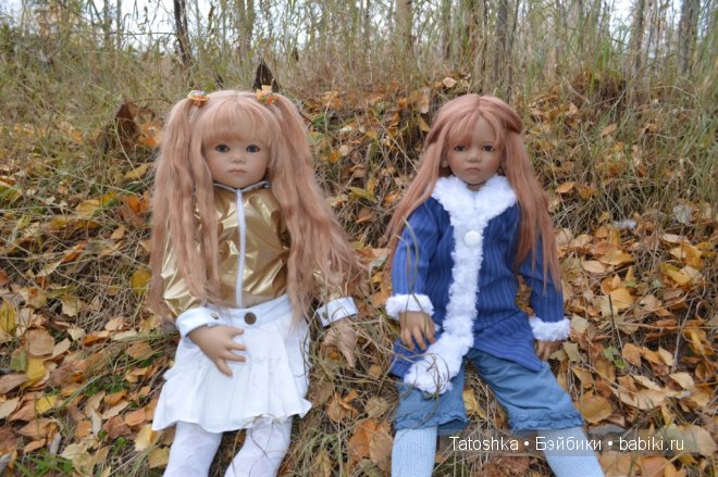 Прогулка по осеннему лесу. Куклы Annette Himstedt (фото 9)