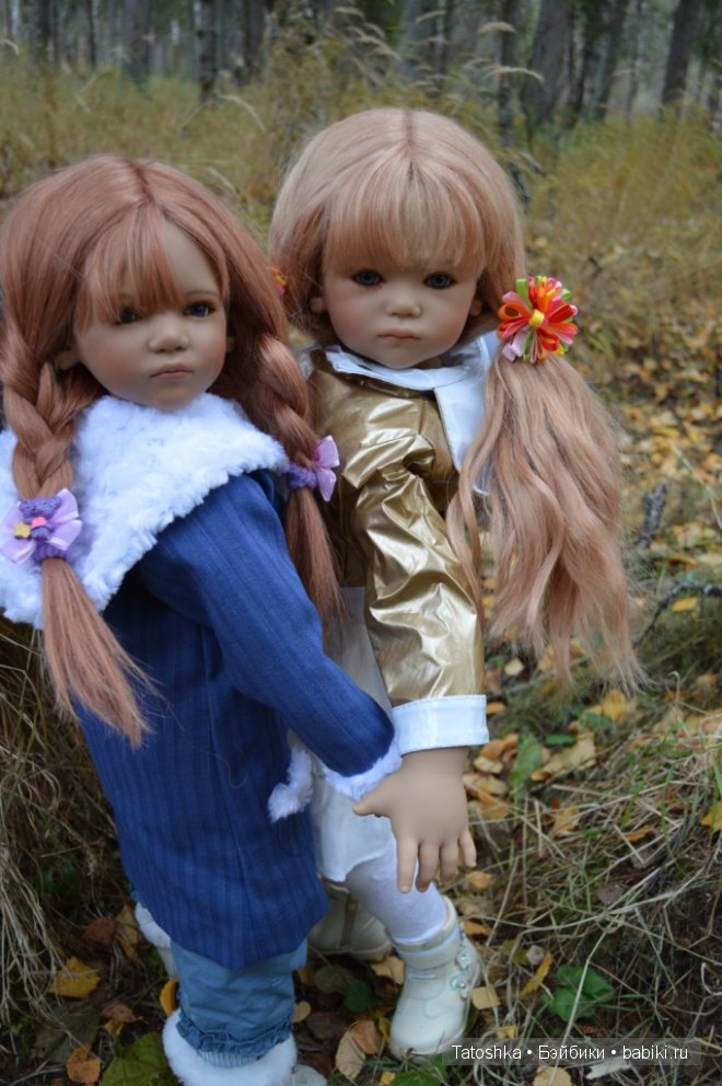 Прогулка по осеннему лесу. Куклы Annette Himstedt