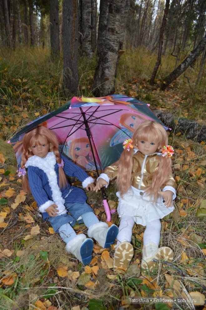Прогулка по осеннему лесу. Куклы Annette Himstedt