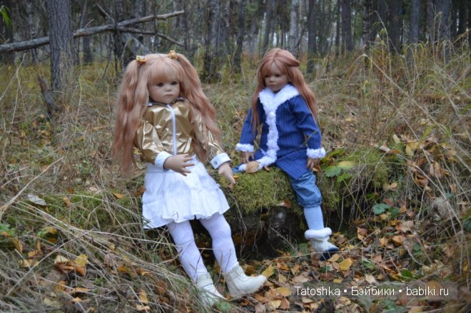 Прогулка по осеннему лесу. Куклы Annette Himstedt (фото 7)
