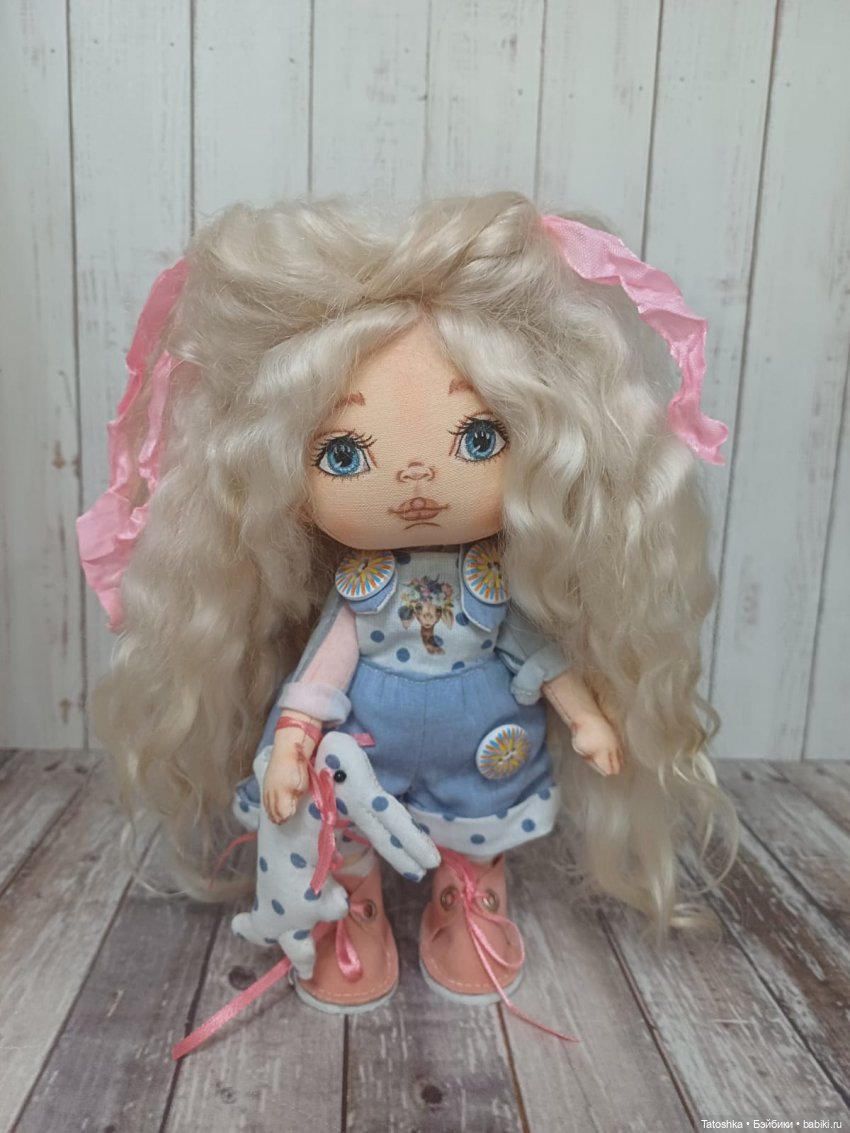 Текстильная кукла 21 см