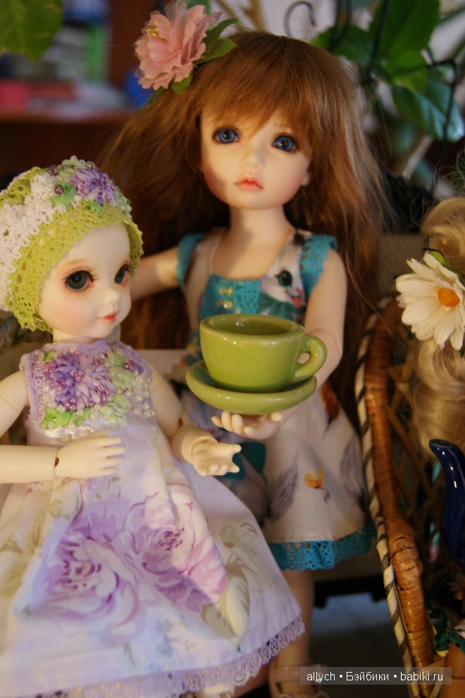 Чаепитие летним вечером. Оливия Dollmore, Руфи Momocolor, Варенька Iplehouse (фото 3)