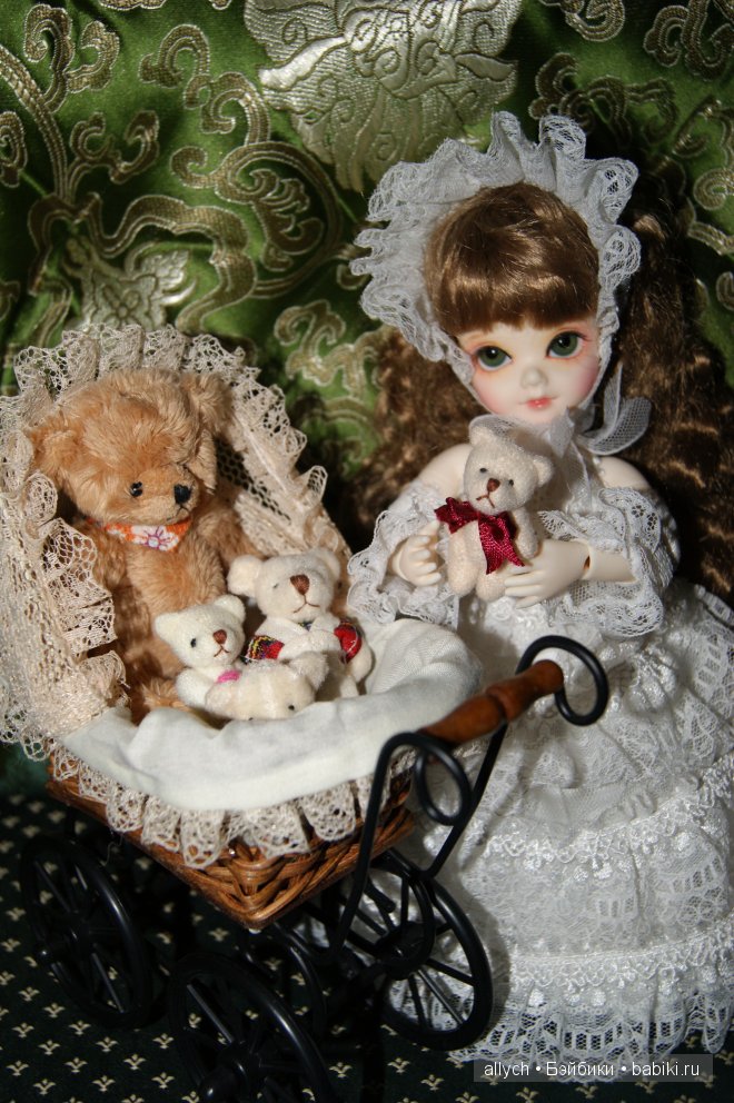 Кукла Арра, Белая тиара от Dollmore (фото 9)