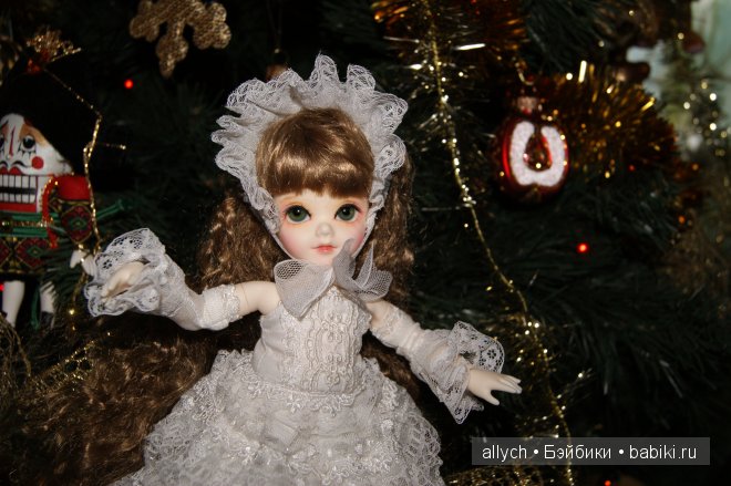 Кукла Арра, Белая тиара от Dollmore (фото 10)