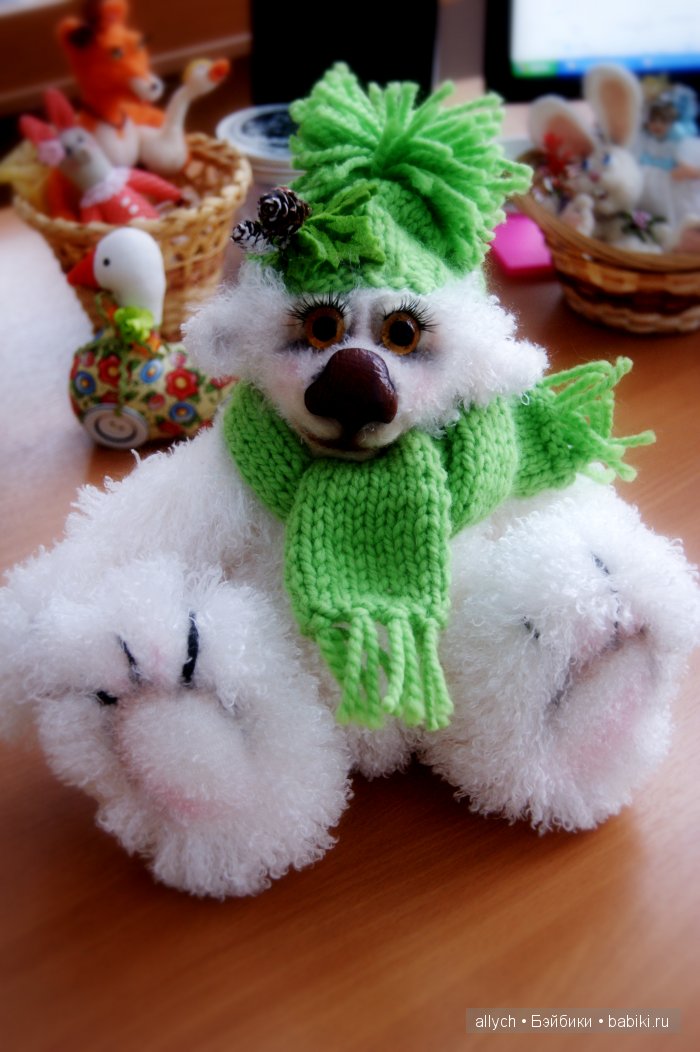 Мишка тедди шоколадный нос