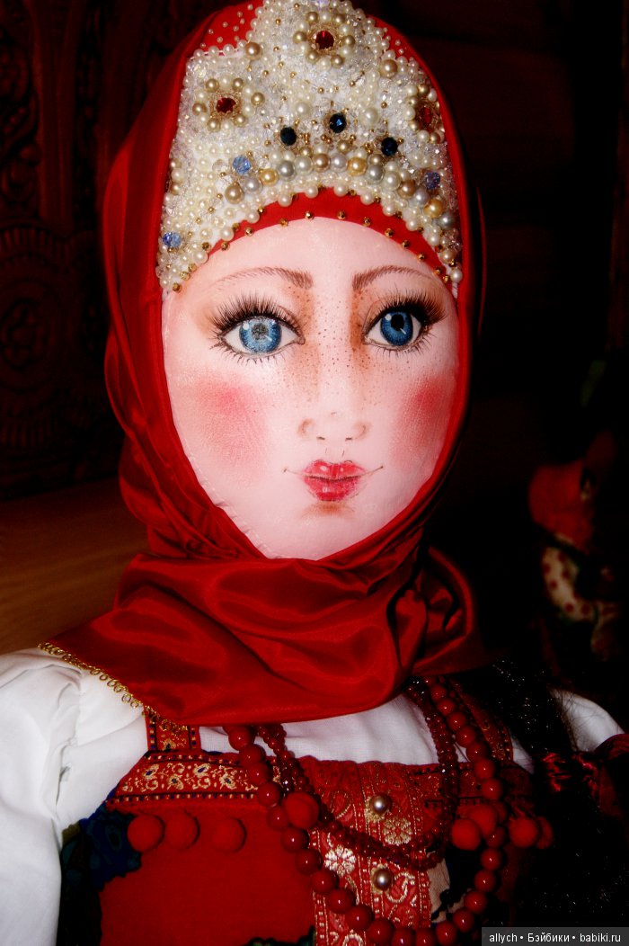 Композиция "Дуняша". Кукла из ткани