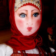 Композиция "Дуняша". Кукла из ткани