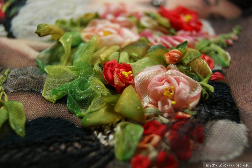 Вышивка бисером, лентами. Трапунто (фото 10)