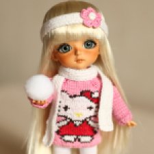 Hello Kitty - комплектик для маленького котенка