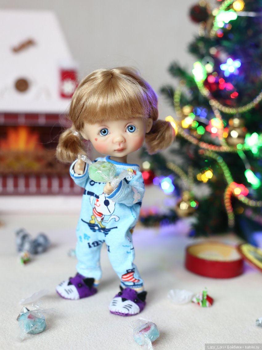 С Новым годом — Куклы Nikki Britt (Никки Бритт): авторские BJD (БЖД) (фото 4)